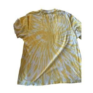 Post Surf Men's Yellow Golden Tie Dye Crew Neck Short Sleeve T-Shirt Size Medium